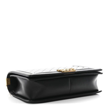 Chanel Calfskin Quilted New Medium Boy Flap Black 4 of 10