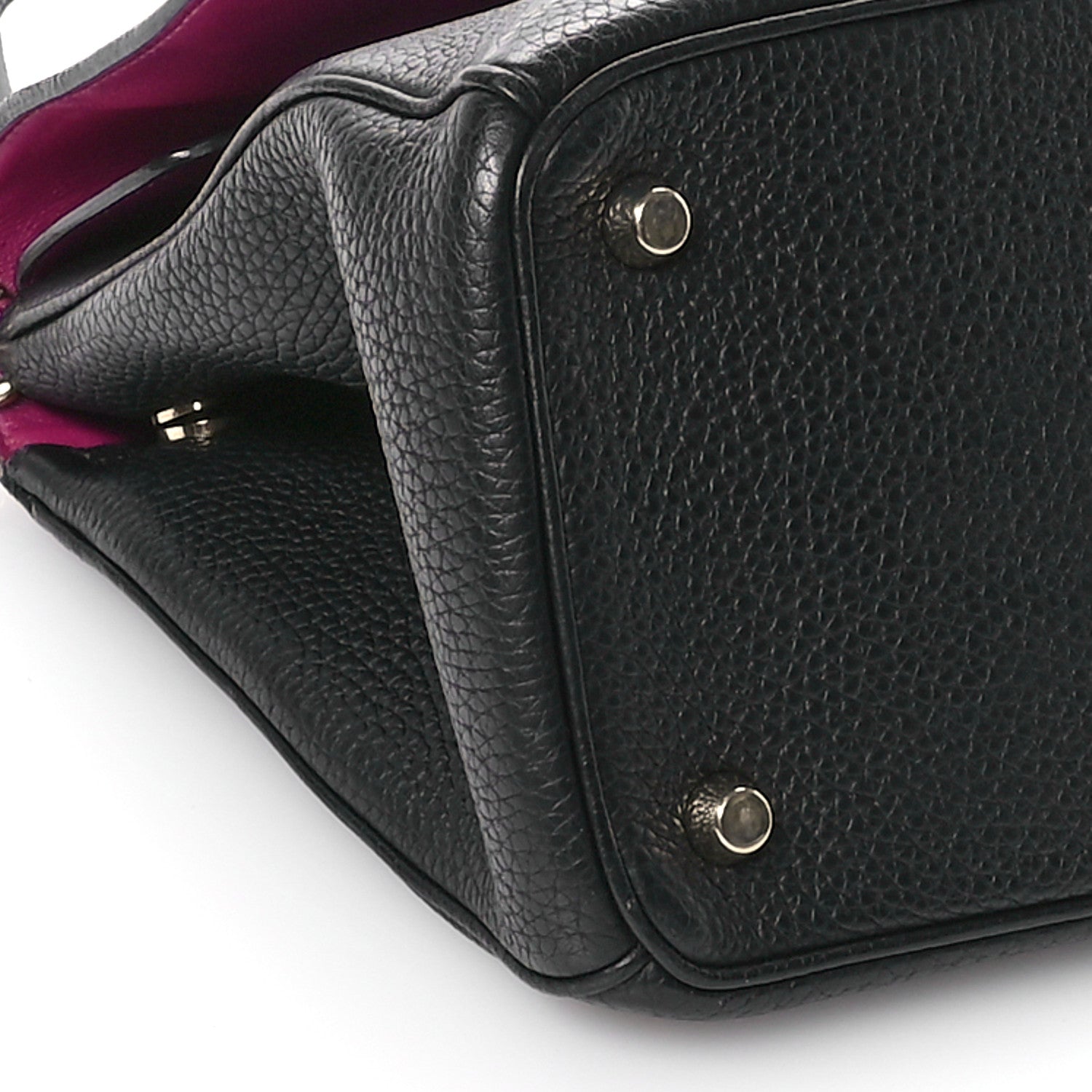 Christian Dior Bullcalf Small Be Dior Flap Black Fraise 9 of 12