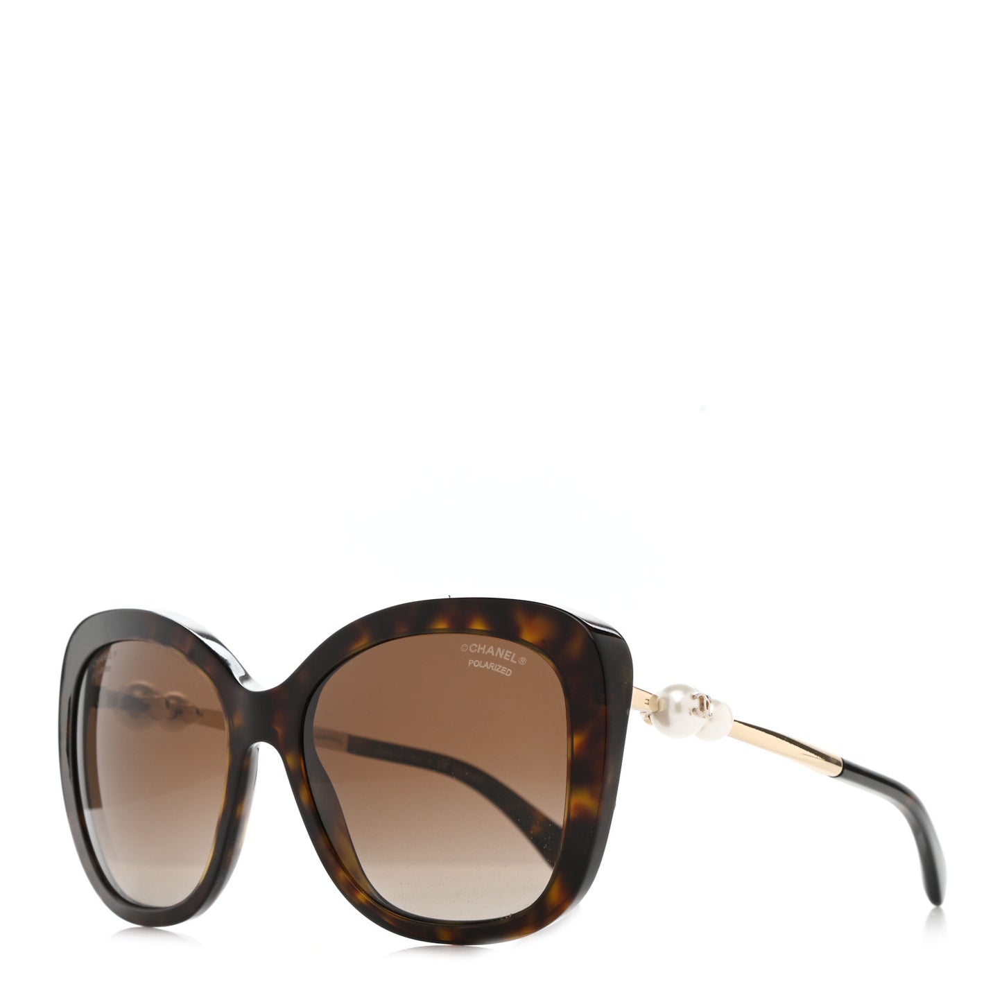 Square Winter Polarized Pearl Sunglasses 5339-H Tortoise