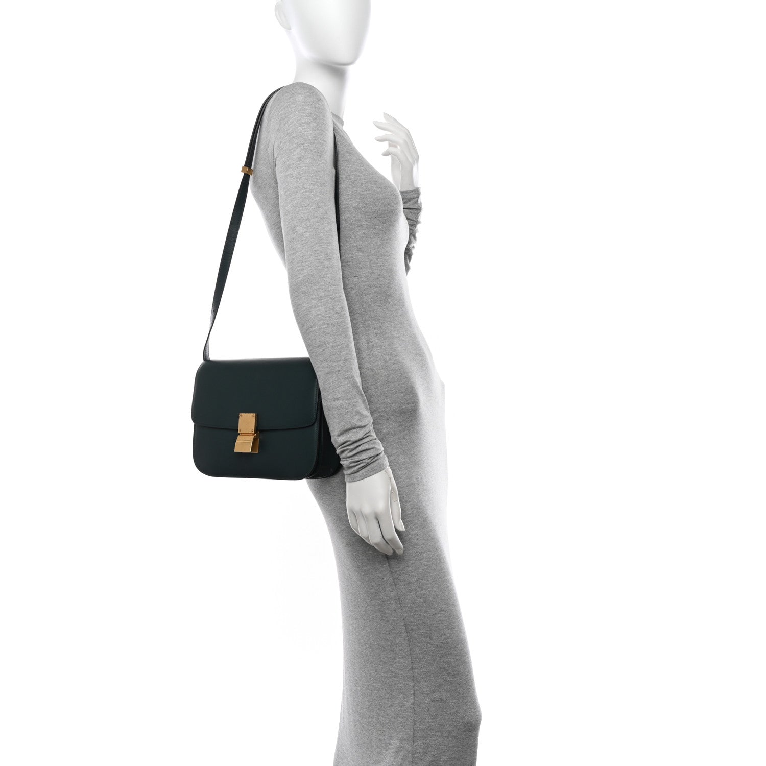 Celine Box Calfskin Medium Classic Box Flap Bag Amazone 2 of 13