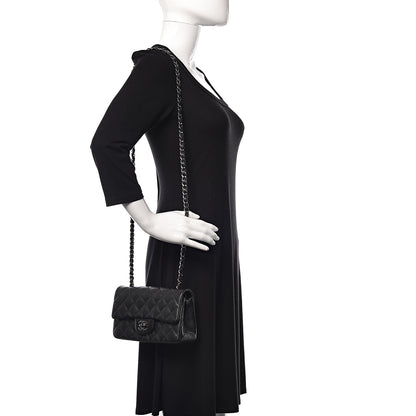 Chanel Iridescent Caviar Quilted Mini Rectangular Flap Black 3 of 12