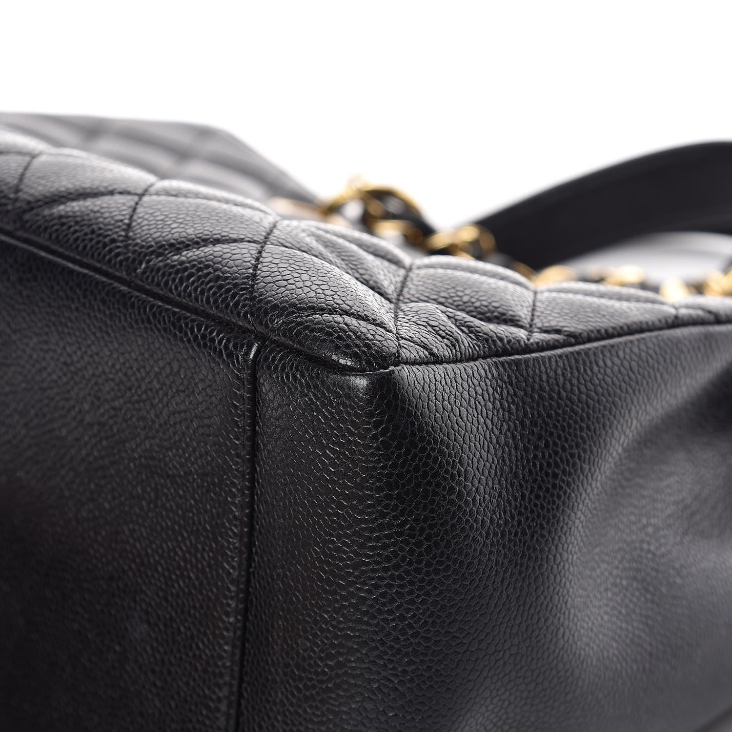 Chanel Caviar Quilted Grand Shopping Tote GST Black 9 of 14
