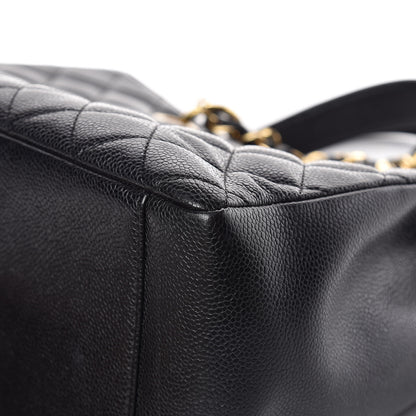 Chanel Caviar Quilted Grand Shopping Tote GST Black 9 of 14