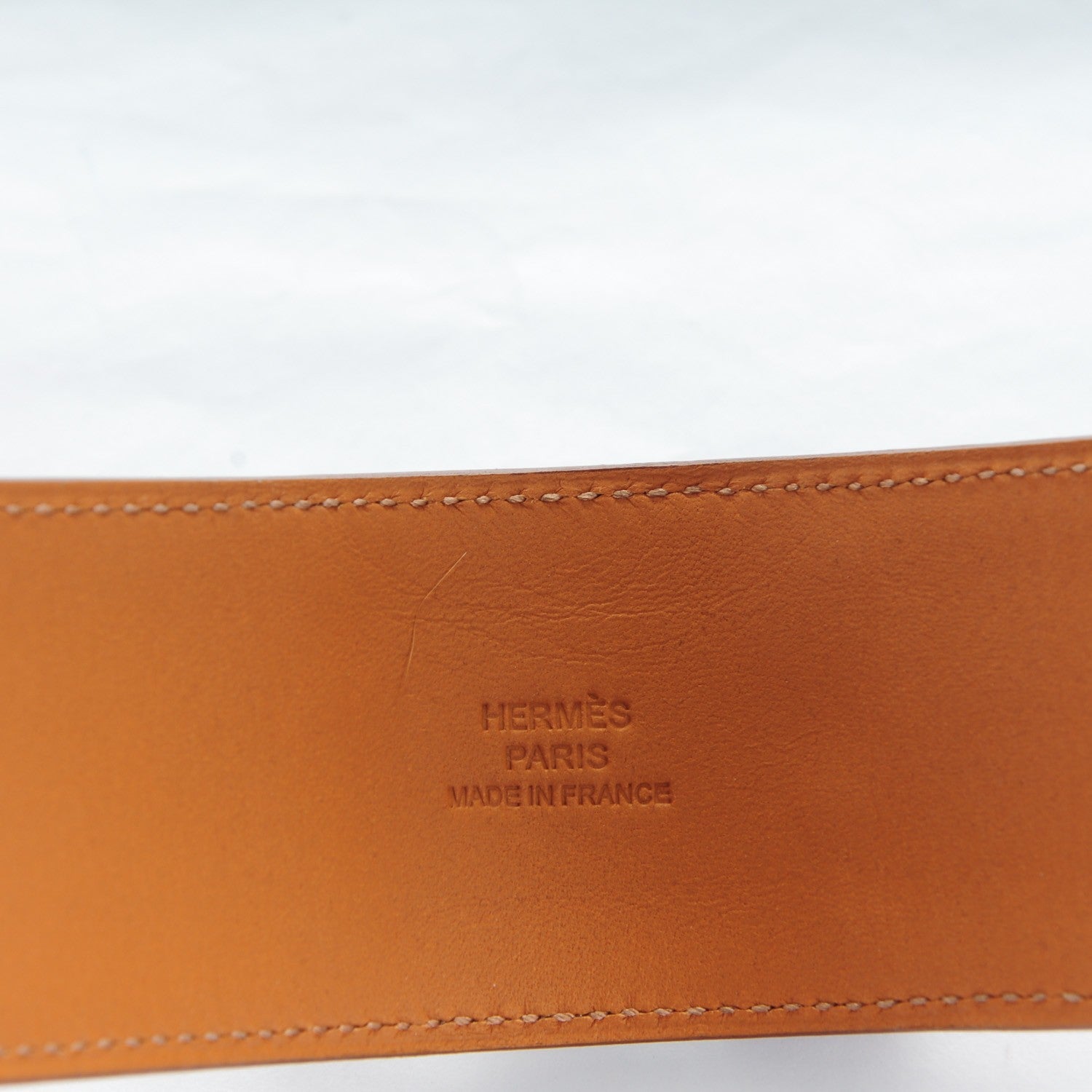 Hermes Barenia Collier De Chien CDC Bracelet S Fauve 4 of 7