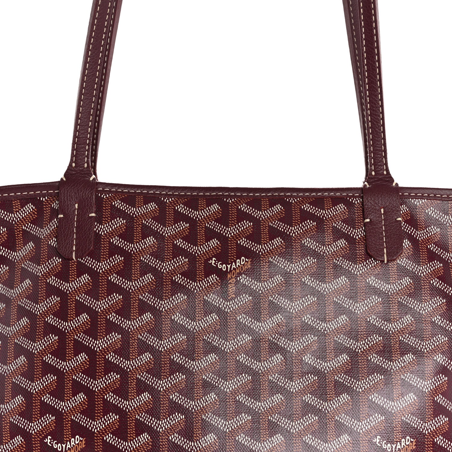 Goyard Goyardine Artois MM Burgundy 8 of 12
