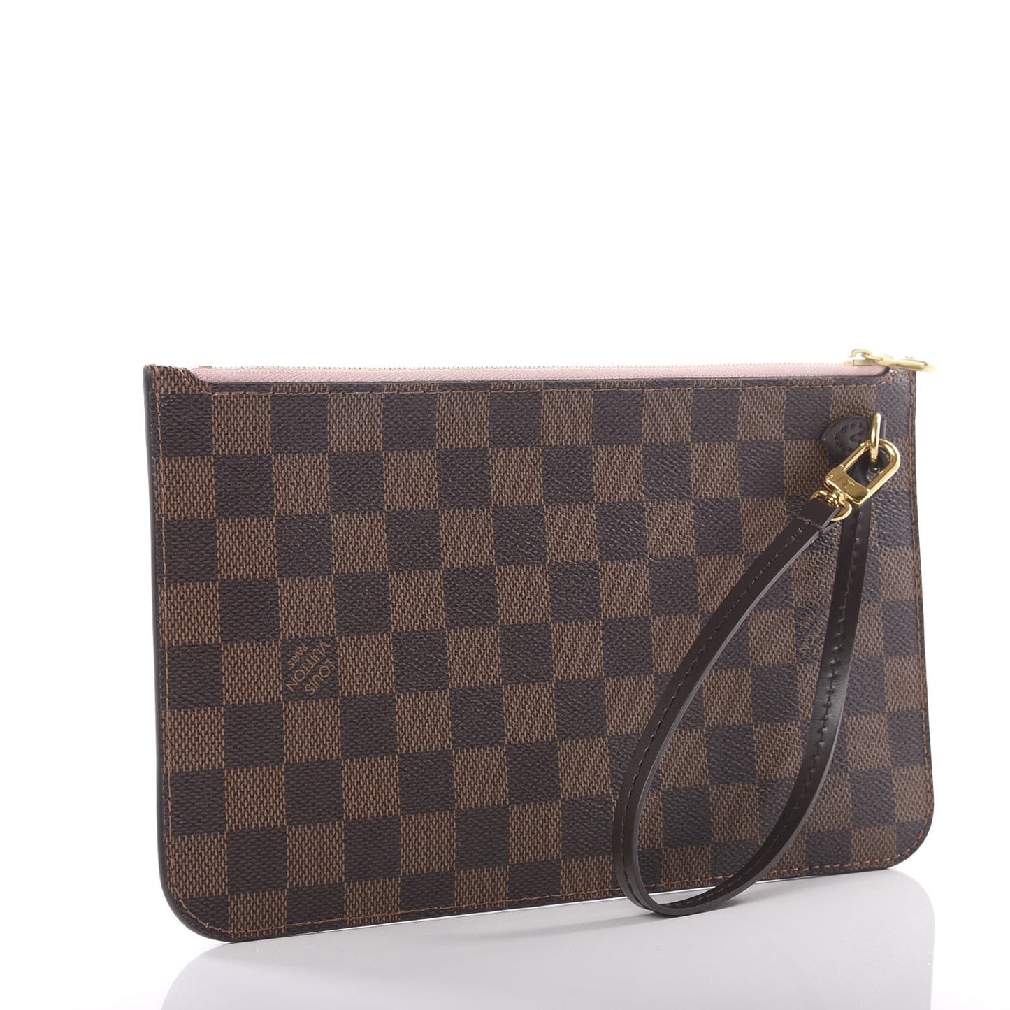 Damier Ebene Neverfull MM GM Pochette Rose Ballerine