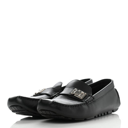 Louis Vuitton Calfskin Lombok Mocassin Loafers 36 Black 3 of 12