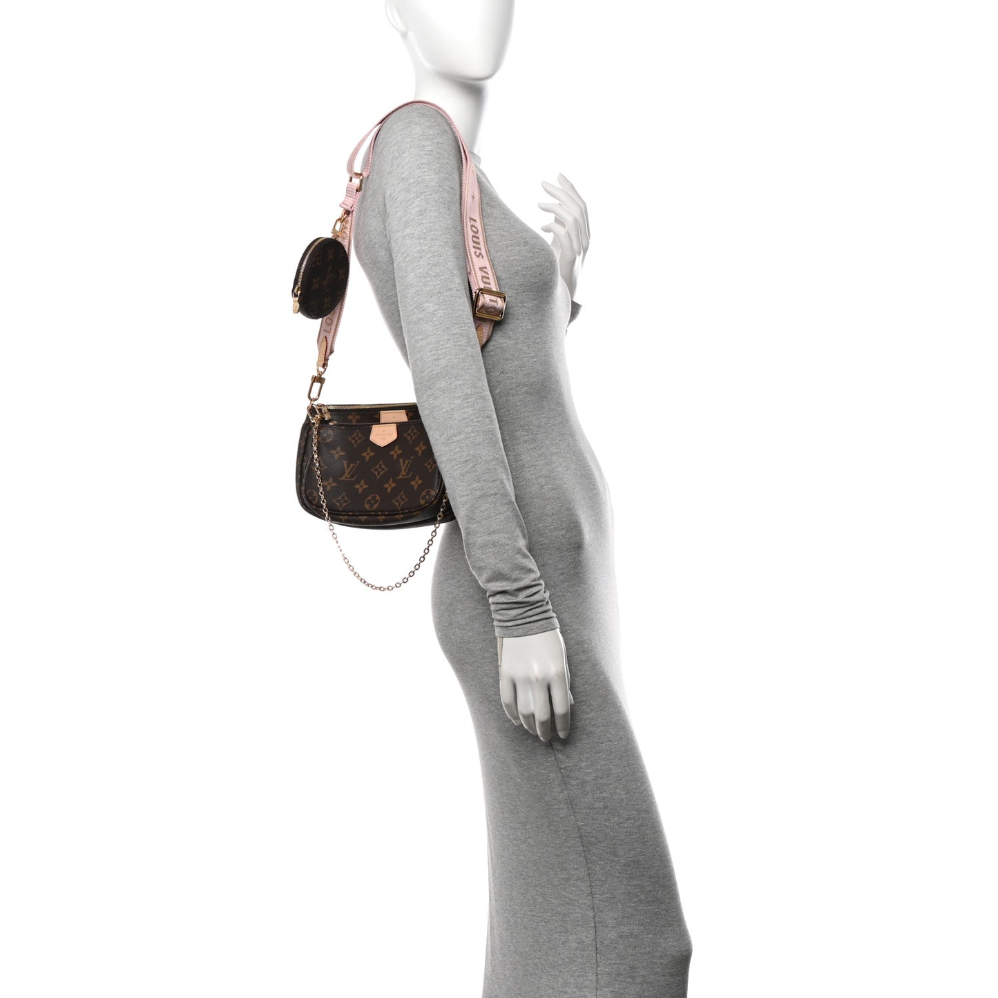 Monogram Multi Pochette Accessories Rose Clair