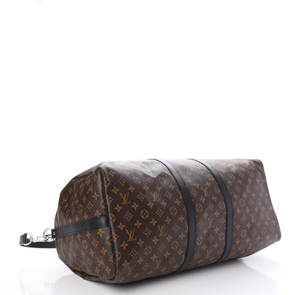 Louis Vuitton Monogram Macassar Keepall Bandouliere 55 4 of 7