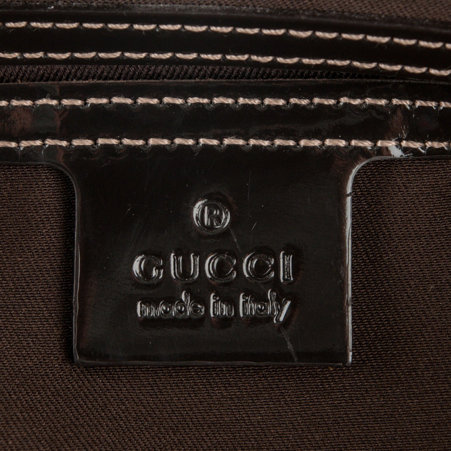 GG Plus Monogram Medium Joy Boston Dark Brown