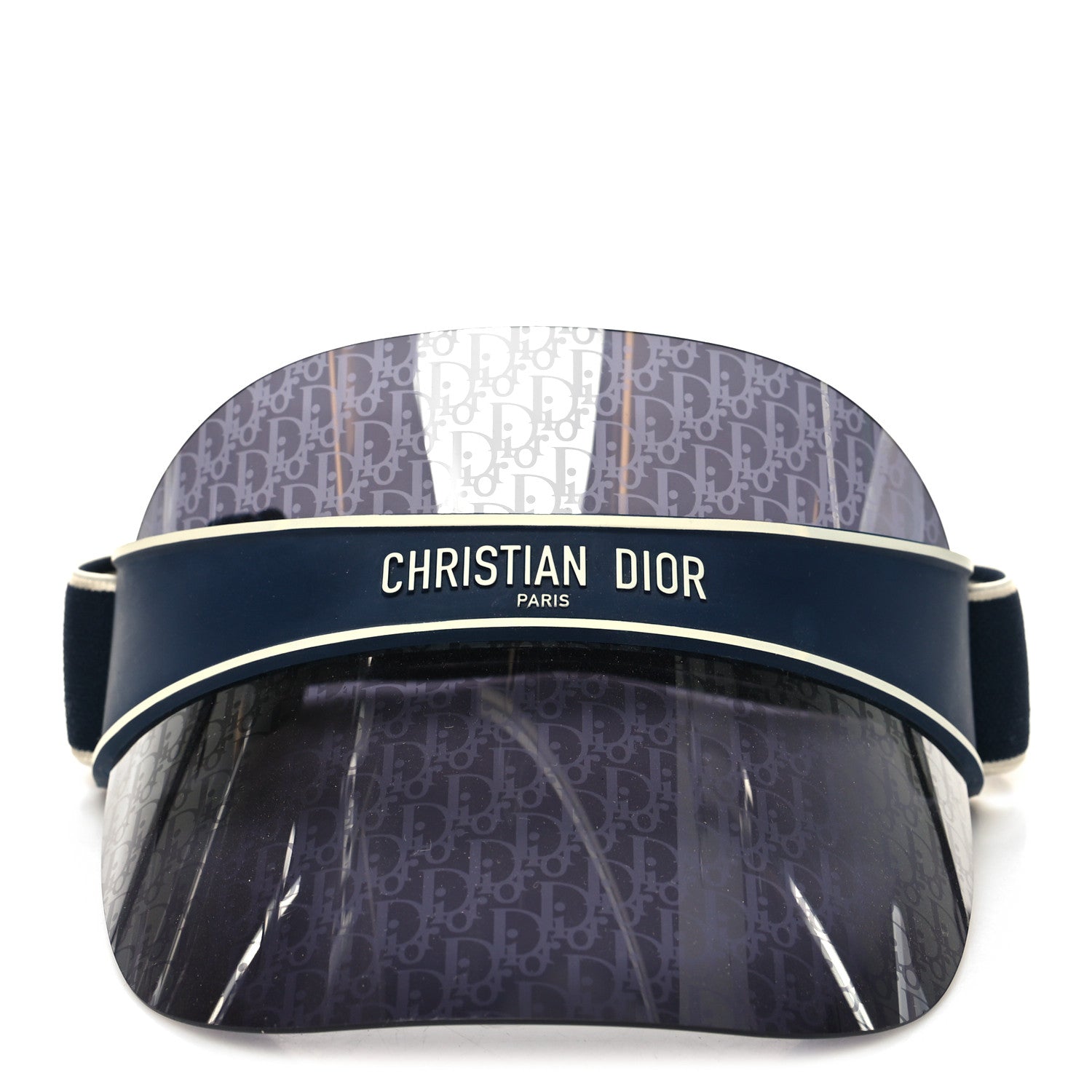 Christian Dior Oblique DiorClub V1U Sun Visor Blue 3 of 8