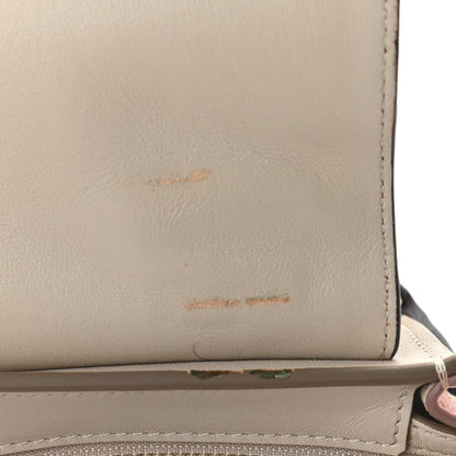 Celine Textured Calfskin Suede Small Tri-Color Trapeze Black 13 of 13