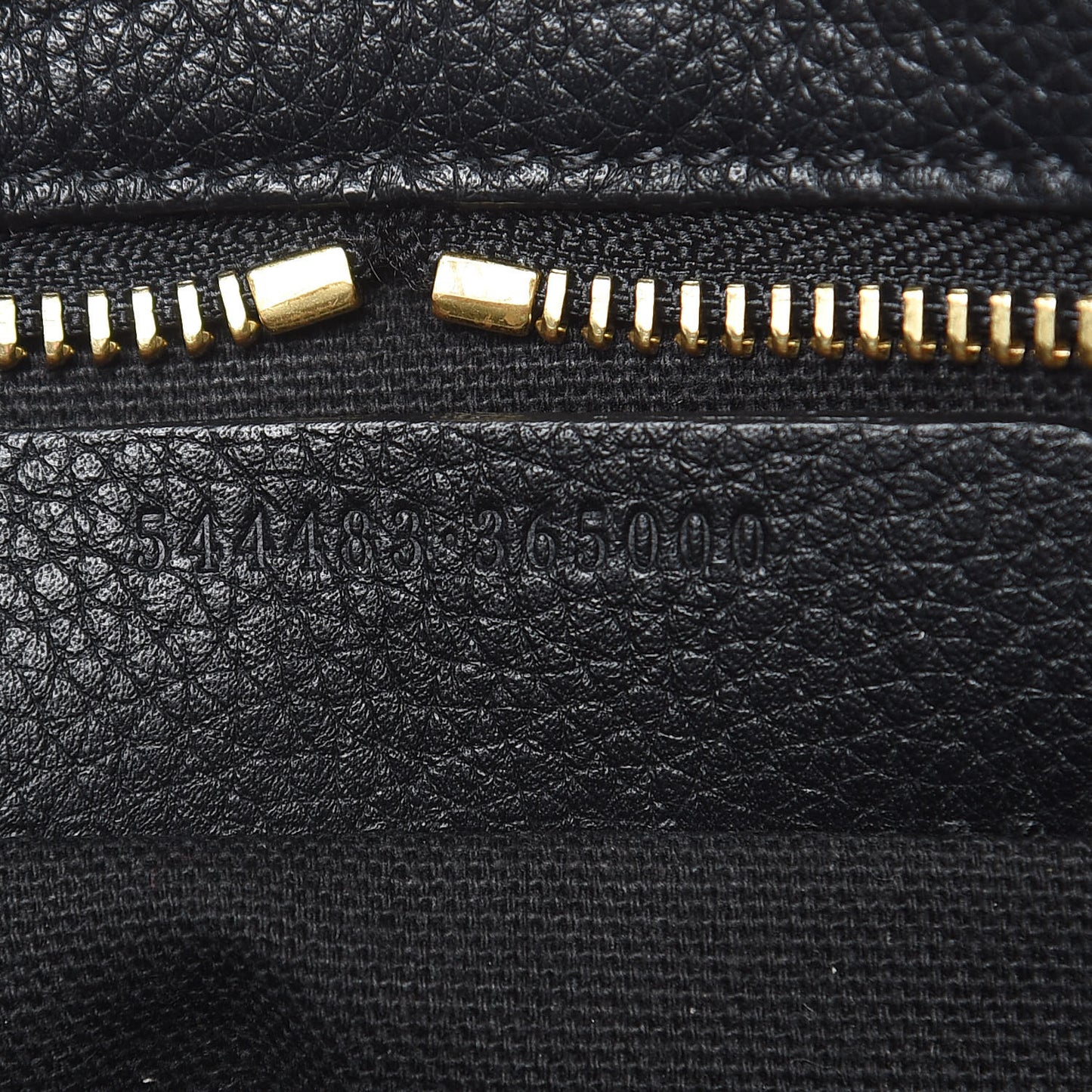 Pebbled Calfskin Mini Padlock Tote Black