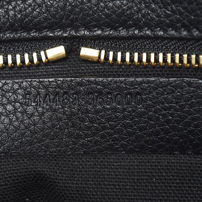 Alexander McQueen Pebbled Calfskin Mini Padlock Tote Black 7 of 10