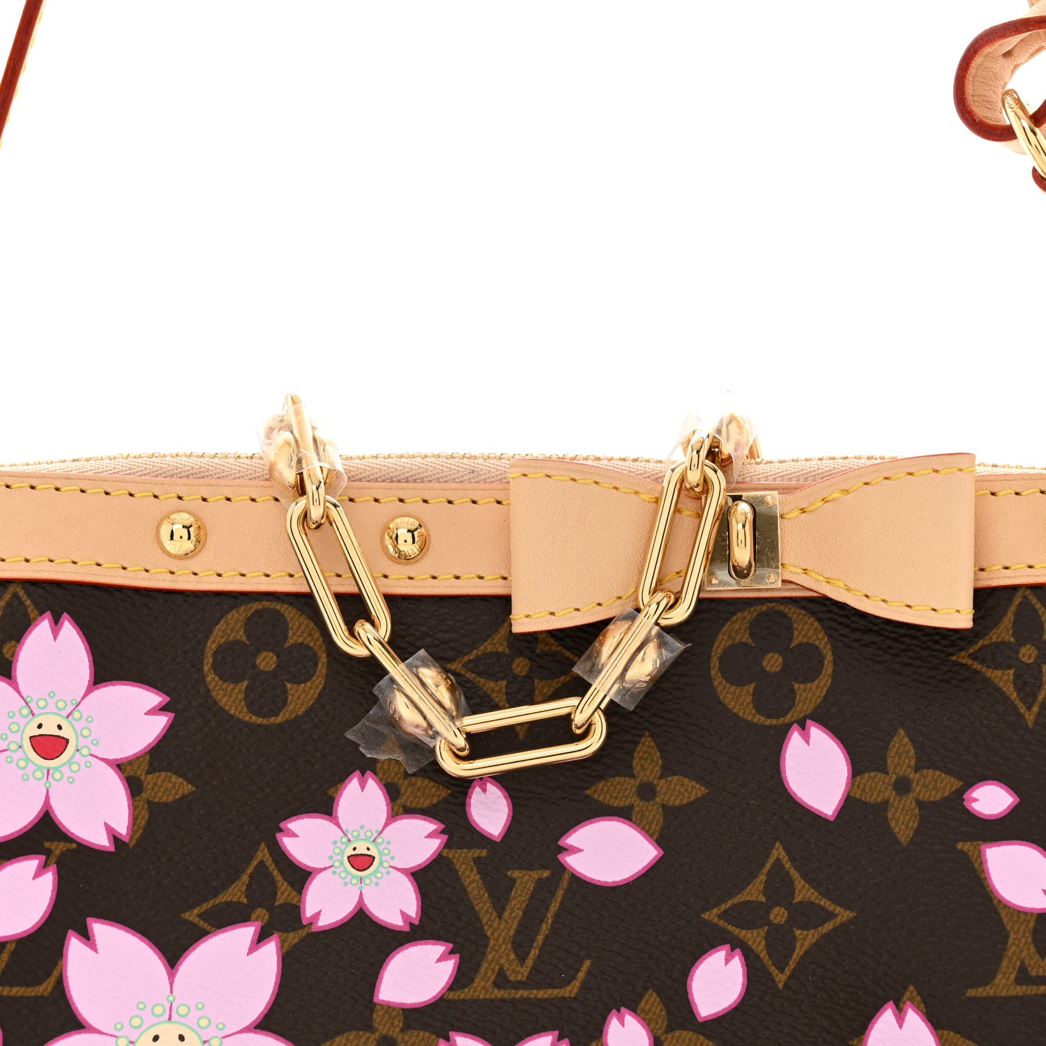 Louis Vuitton LV X TM Monogram Pochette Accessories Sakura Brown 7 of 11