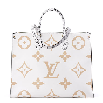 Louis Vuitton Monogram Giant Onthego GM Kaki Beige 1 of 11