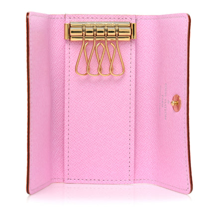 Louis Vuitton Monogram Multicolor Multicles 4 Key Holder White Litchi 5 of 7