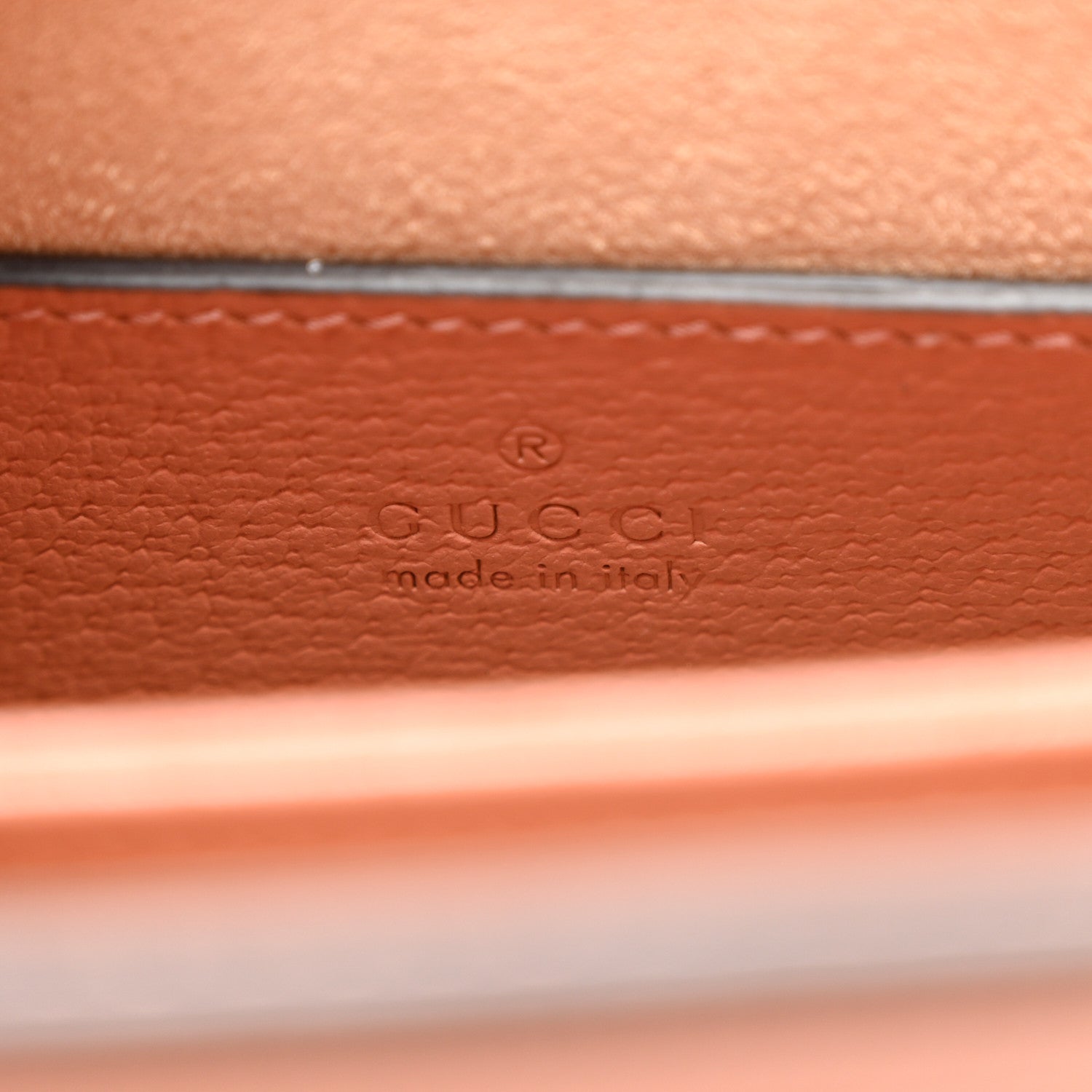 Gucci Monogram Textured Dollar Calfskin Small Ophidia Chain Shoulder Bag Cloche Rose Pink 5 of 9