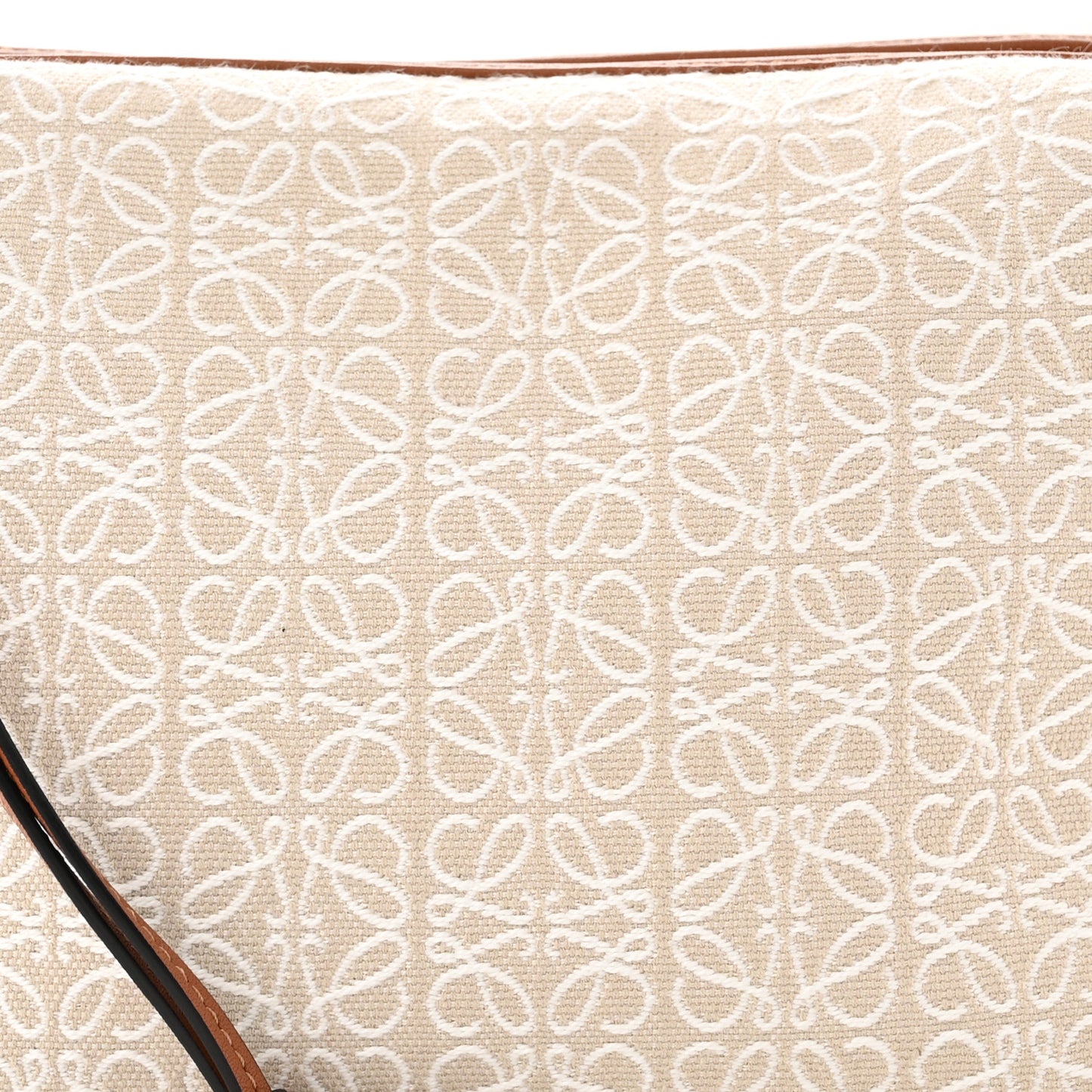 Jacquard Anagram Calfskin Small Cubi Bag Ecru Tan
