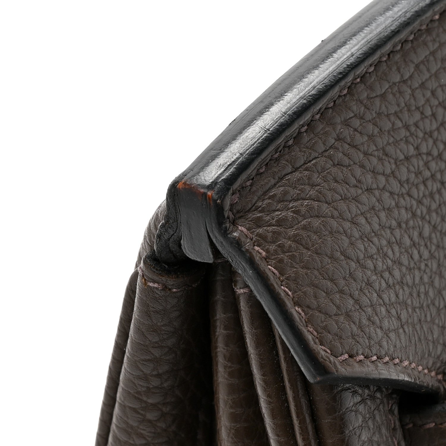 Hermes Taurillon Clemence BIRKIN 35 Cafe 15 of 16