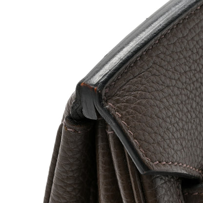 Hermes Taurillon Clemence BIRKIN 35 Cafe 15 of 16