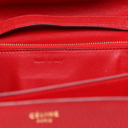 Celine Goatskin Medium Classic Box Flap Bag Carmin 7 of 10