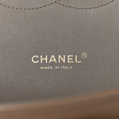 Chanel Lambskin Quilted Maxi Double Flap Beige 5 of 11