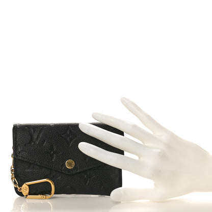 Louis Vuitton Empreinte Key Pouch Black 2 of 8