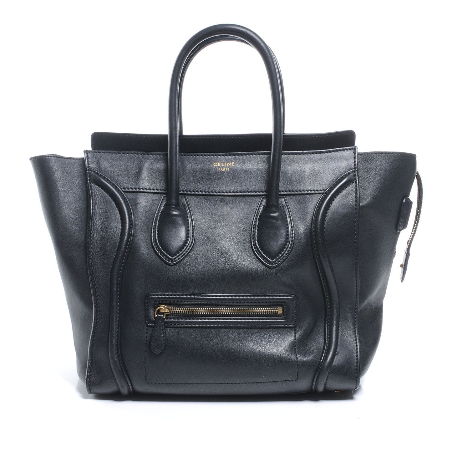 Smooth Calfskin Mini Luggage Black