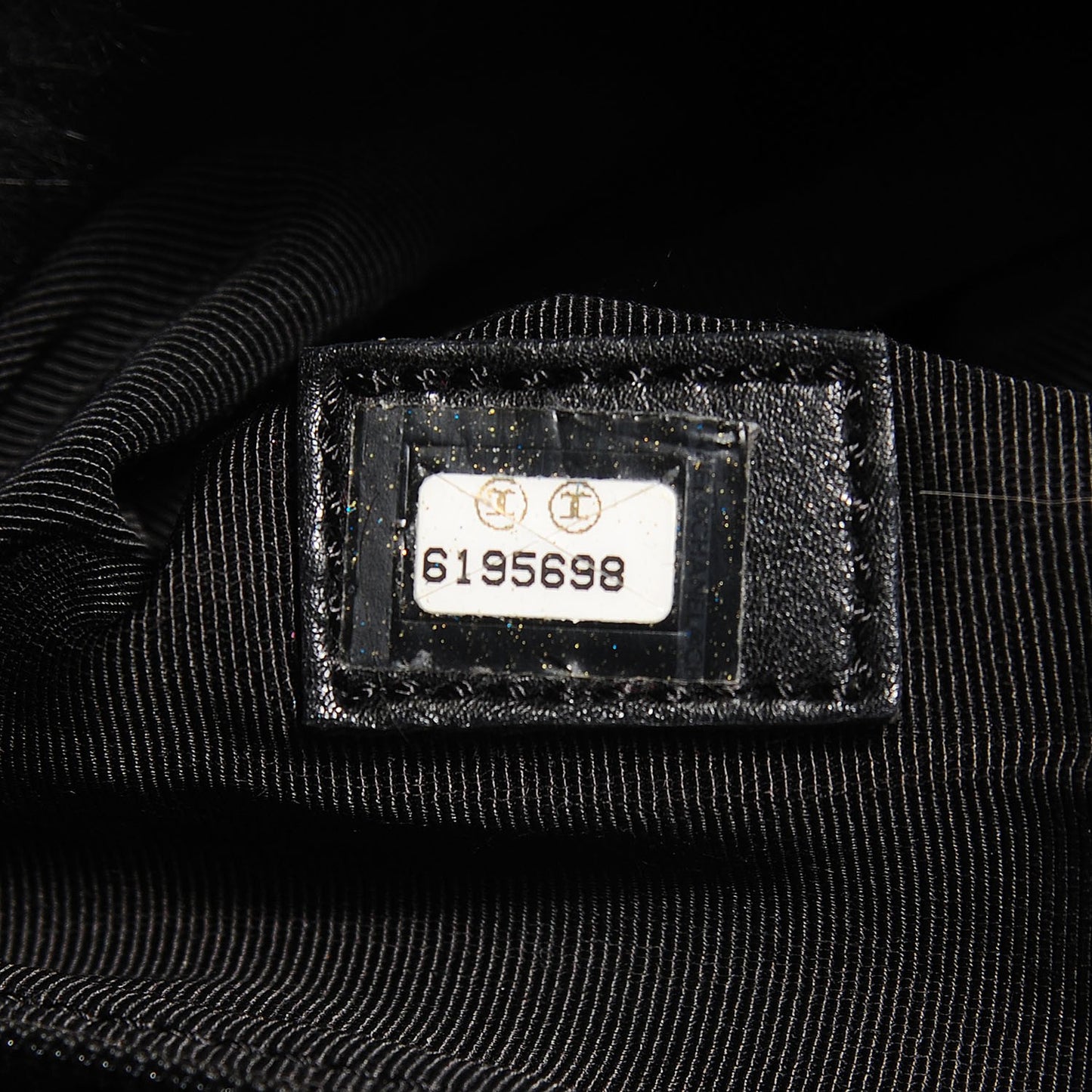 Rabbit Fur Shoulder Bag Black