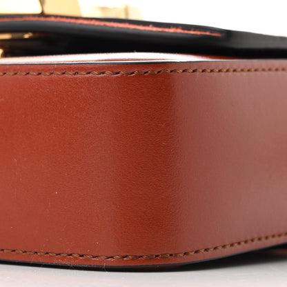 Chloe Shiny Calfskin Suede Mini C Double Carry Sepia Brown 10 of 10