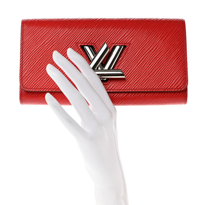 Louis Vuitton Epi Twist Wallet Coquelicot 2 of 8