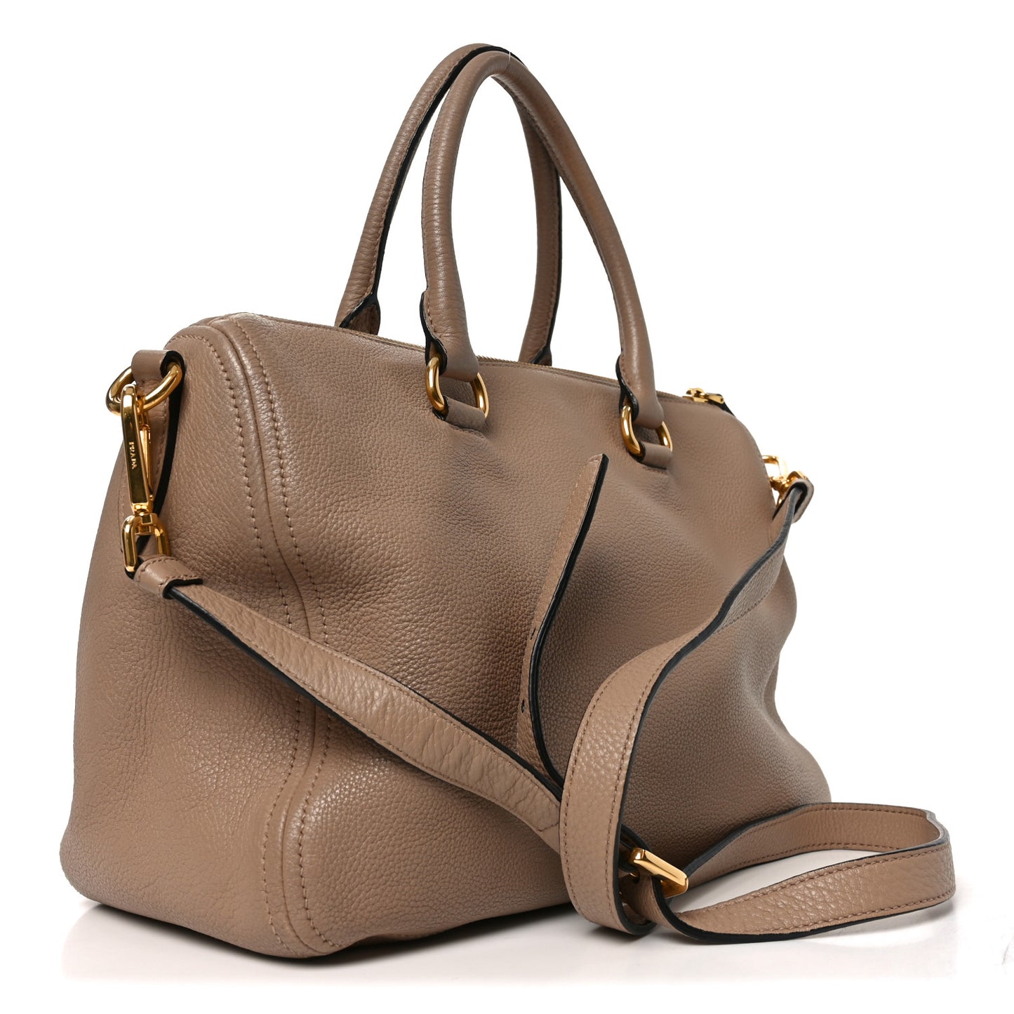Vitello Phenix Shoulder Bag Cammeo