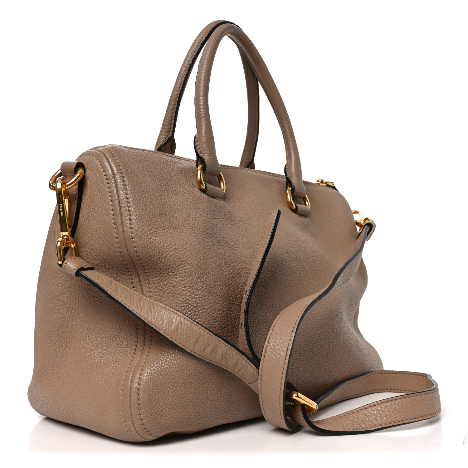 Prada Vitello Phenix Shoulder Bag Cammeo 3 of 9