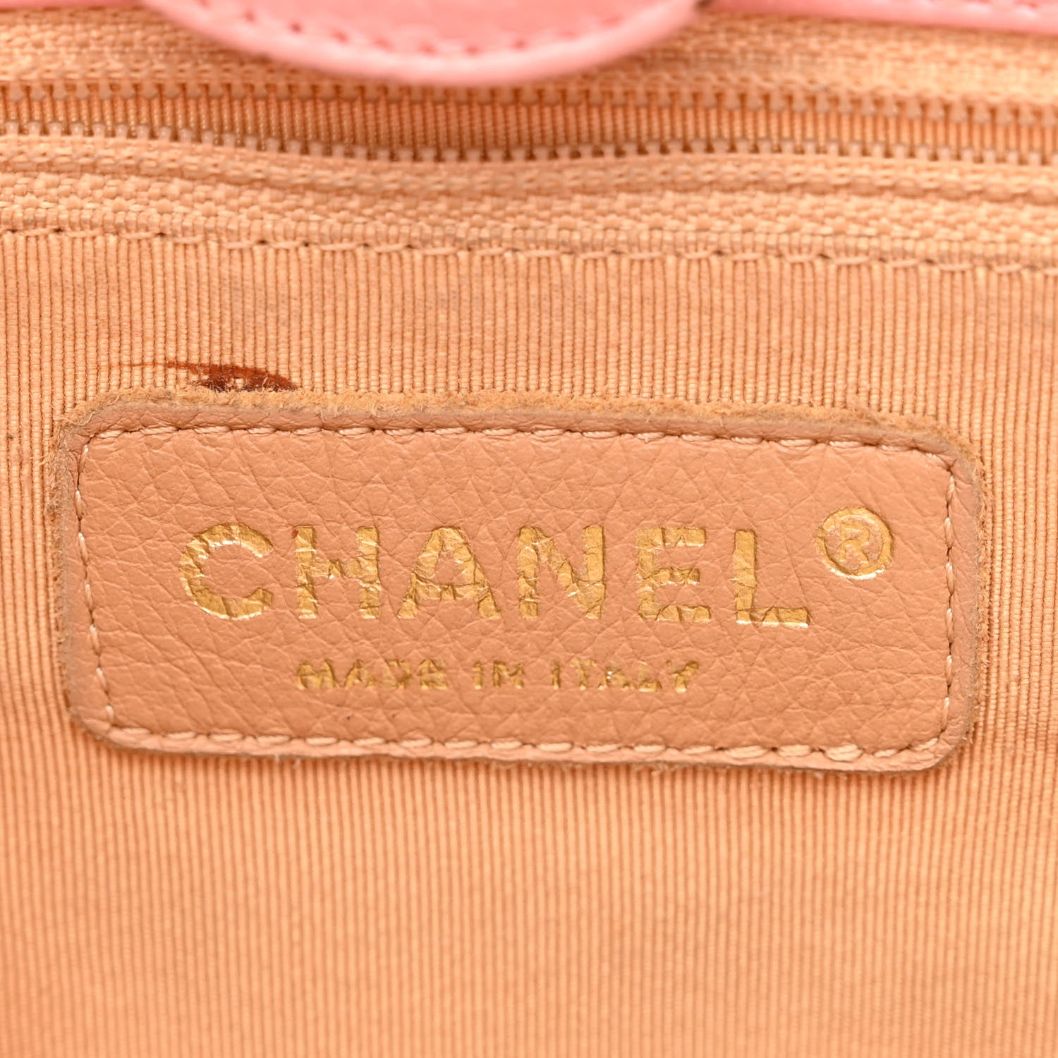 Chanel Caviar Quilted Petit Shopping Tote PST Pink 6 of 17