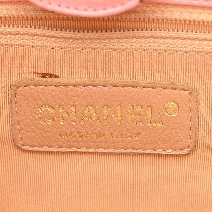 Chanel Caviar Quilted Petit Shopping Tote PST Pink 6 of 17