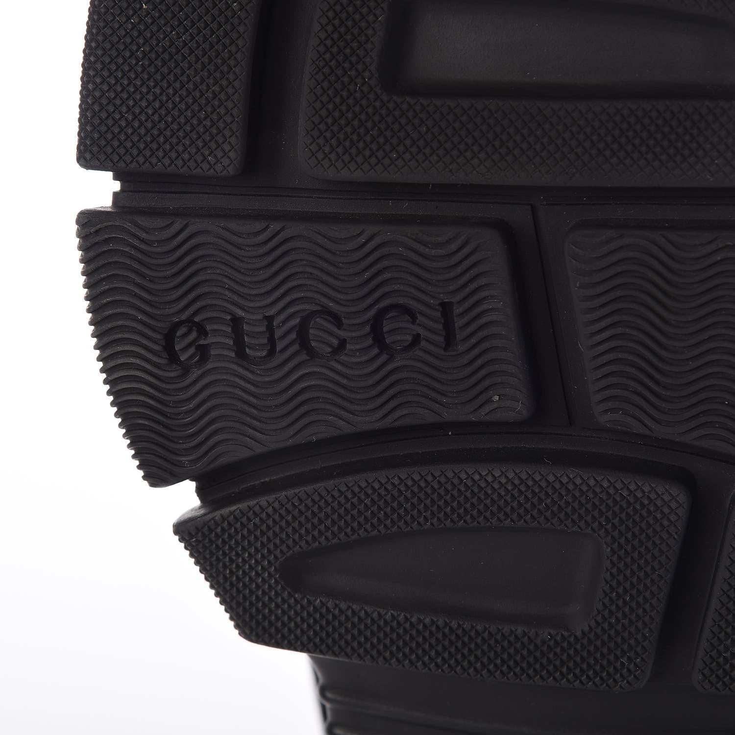 Gucci X SEGA Mesh Suede Calfskin Womens Flashtrek Sneakers 41 Black Silver 6 of 7