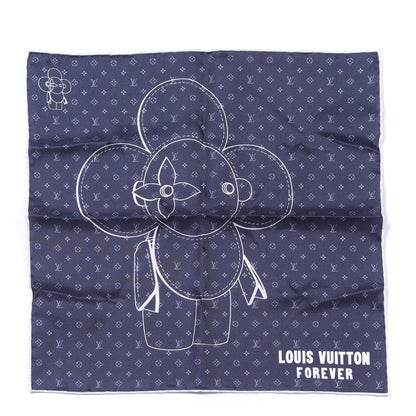 Louis Vuitton Silk Monogram Vivienne Pocket Square 1 of 3
