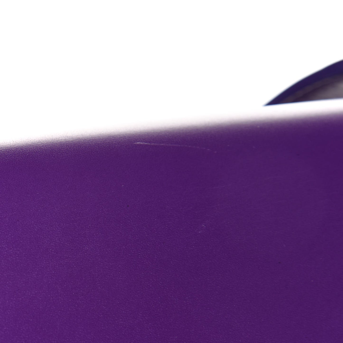 Smooth Calfskin Carre Satchel Purple