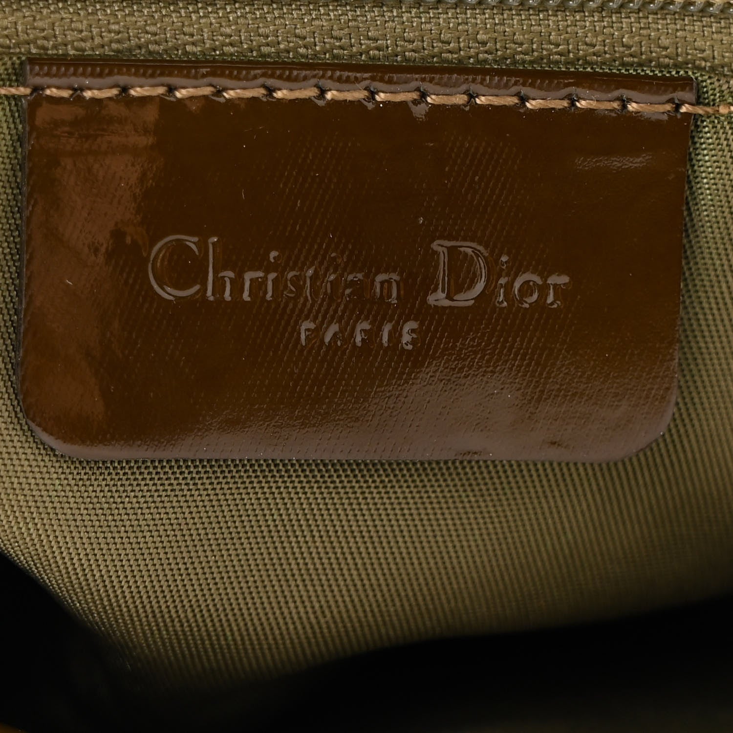 Christian Dior Pixelated Calfskin Camouflage Saddle Bag 6 of 14