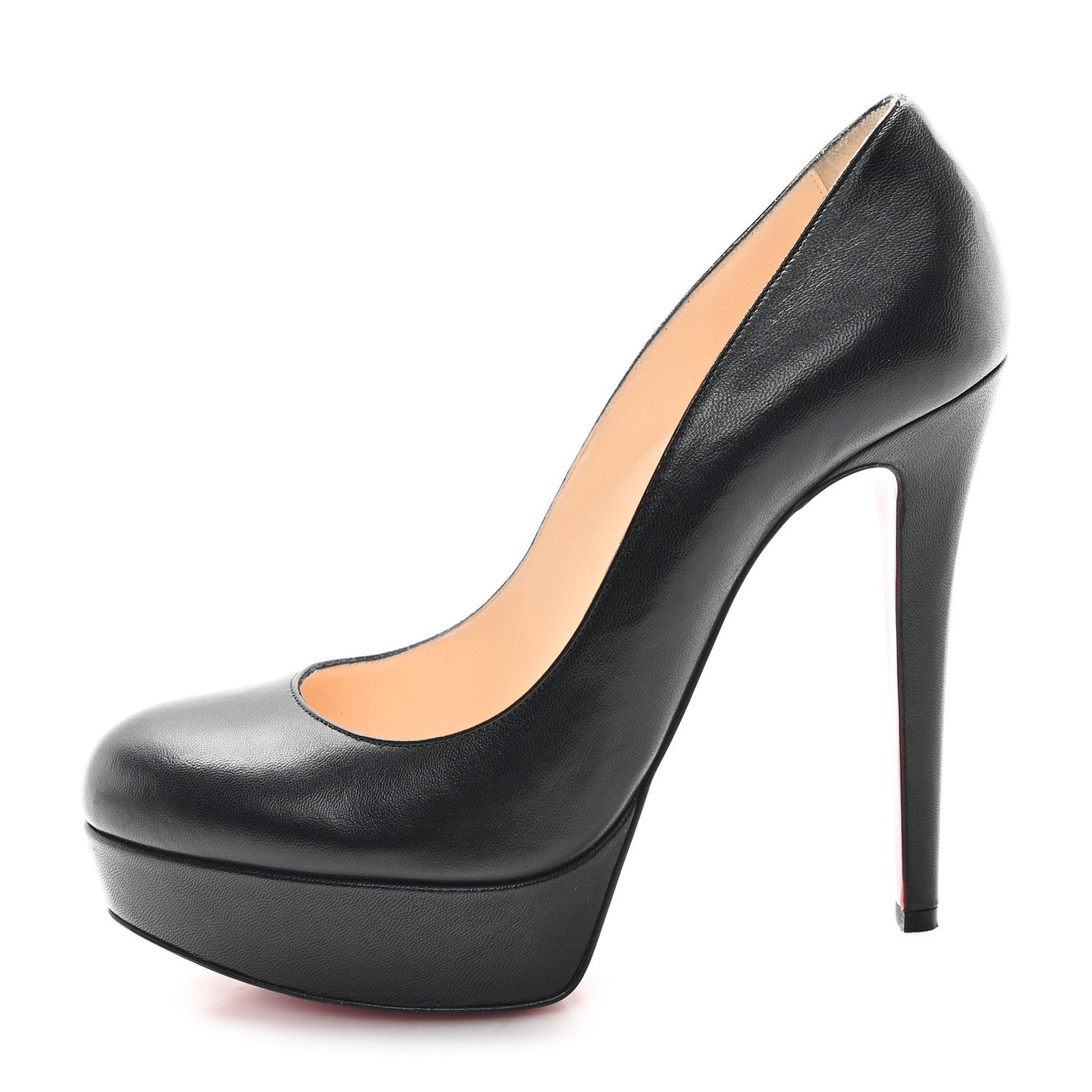 Christian Louboutin Kid Bianca 140 Pumps 37.5 Black 1 of 9