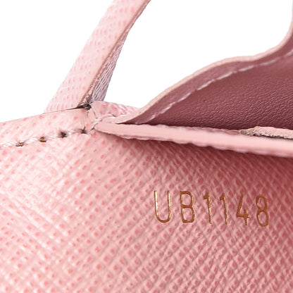 Louis Vuitton Damier Ebene Rosalie Coin Purse Rose Ballerine 6 of 7