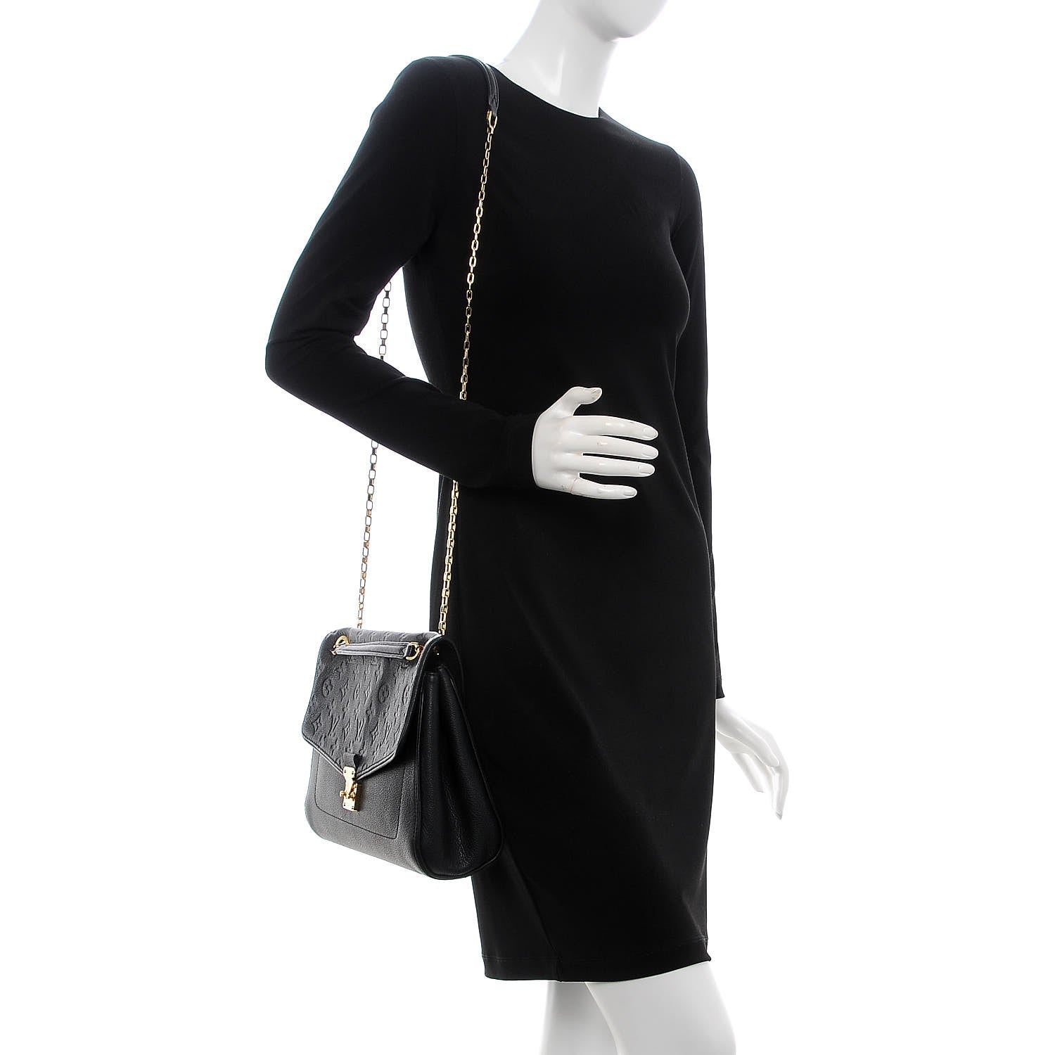 Louis Vuitton Empreinte Saint Germain MM Black 2 of 9
