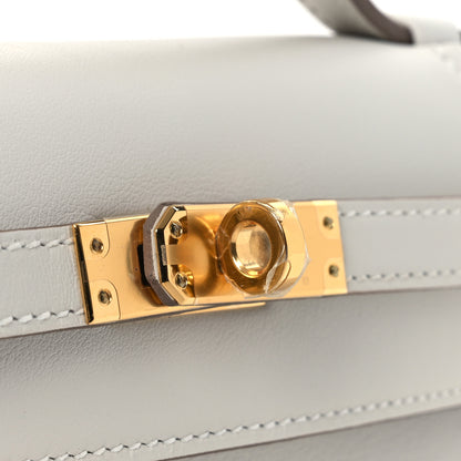 Hermes Swift Kelly Pochette Clutch Parchemin Craie 11 of 12