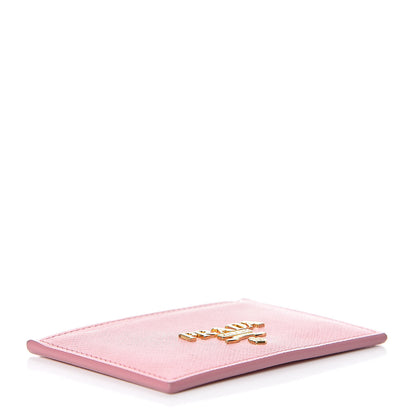 Prada Saffiano Metal Card Case Petalo 5 of 8
