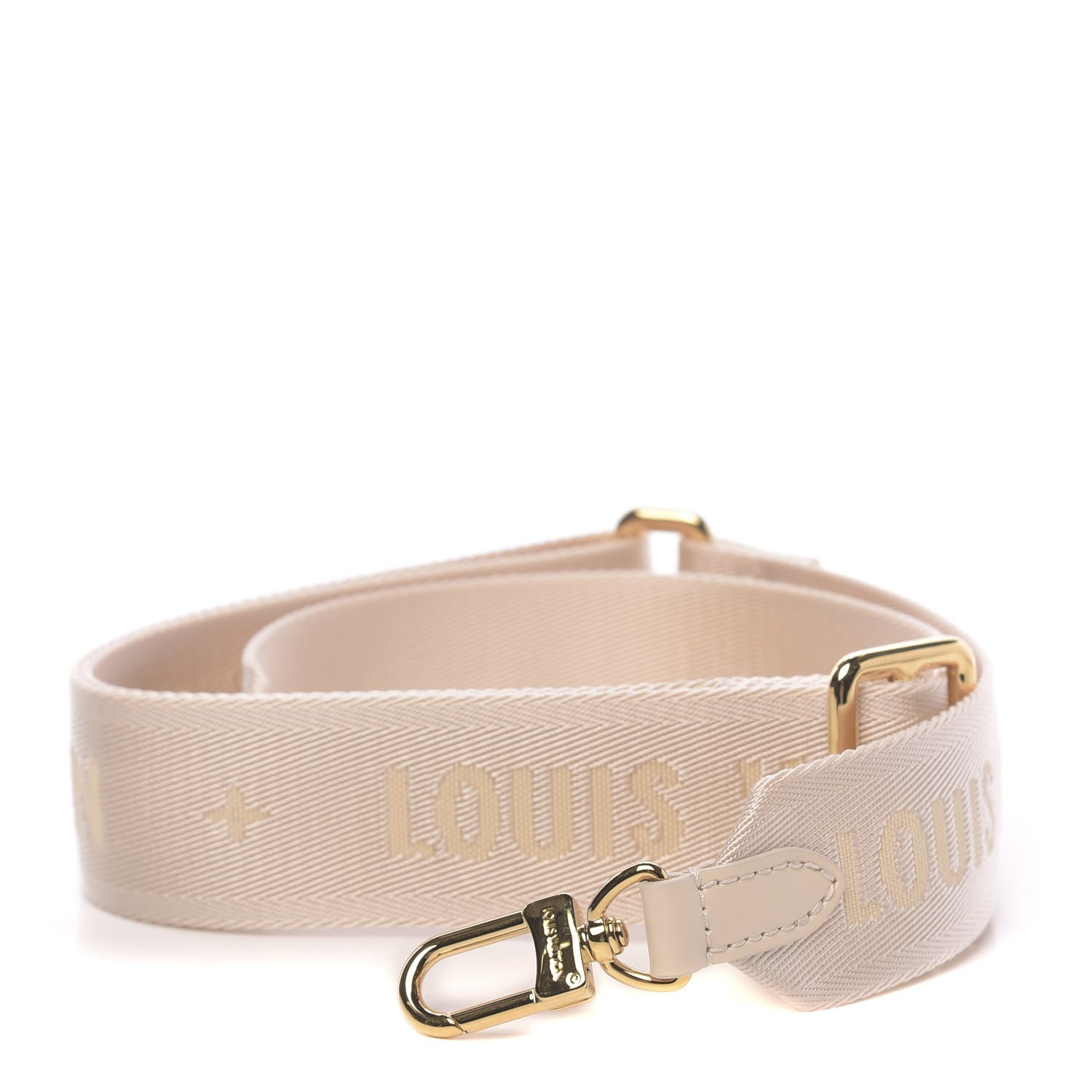 Louis Vuitton Jacquard Monogram Shoulder Strap New Creme 1 of 3