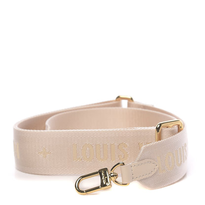 Louis Vuitton Jacquard Monogram Shoulder Strap New Creme 1 of 3