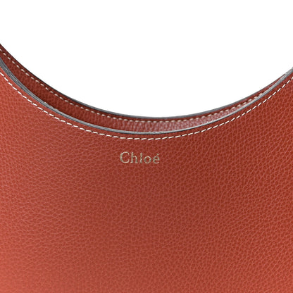 Chloe Small Grain Smooth Calfskin Small Darryl Hobo Sepia Brown 9 of 11