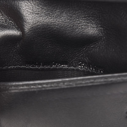 Christian Dior Patent Cannage Small Lady Dior Flap Card Holder Black 7 of 11