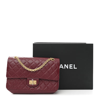 Chanel Aged Calfskin Quilted 2.55 Reissue 225 Flap Burgundy 11 of 11